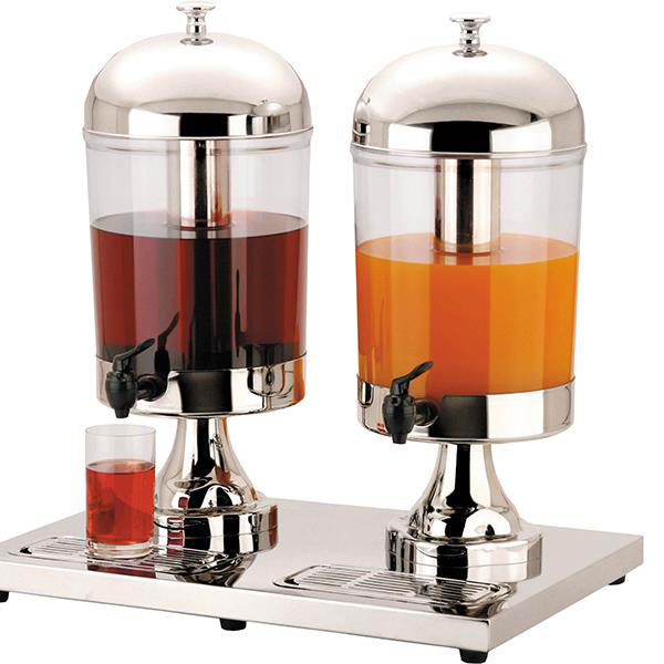 2x8l Sunnex Double Juice Dispenser Clear