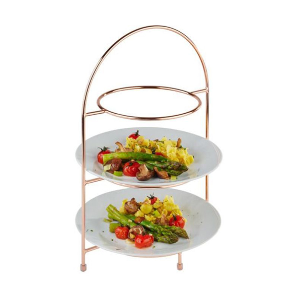 43x29cm 3 Tier Aps Cake Stand Copper