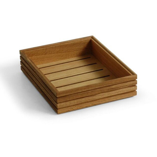 325x265x75mm 1/2 Gn Flow Rustic Tray Oak