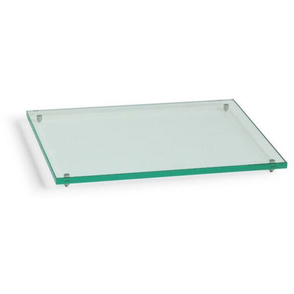 325x265x20mm 1/2 Gn Flow Glass Plinth