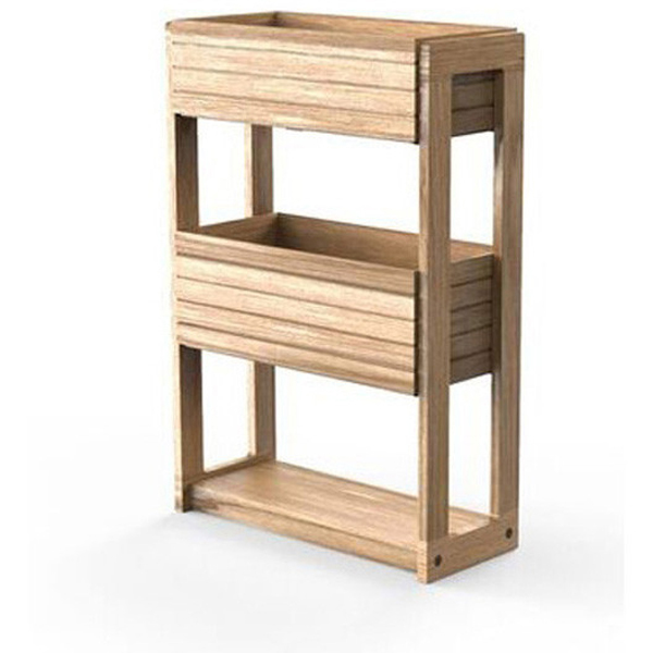 574x250x857mm Flow Tall Trough Stand Oak
