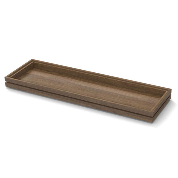 530x162x40mm 2/4 Gn Flow Rustic Tray