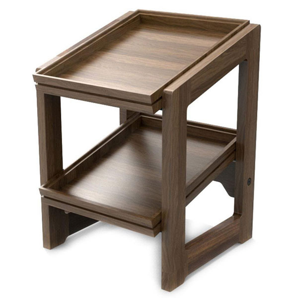 309x323x441mm 2 Tier Flow Rustic Stand