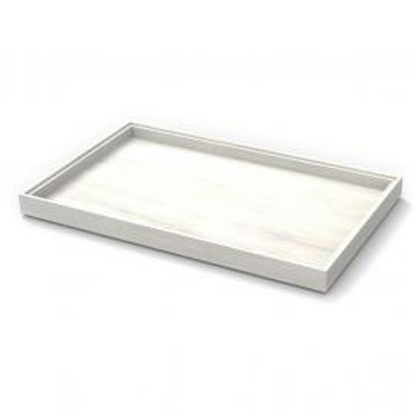 530x325x40mm 1/1 Gn Flow Tray White