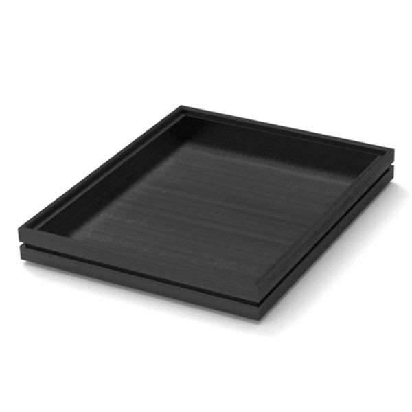 325x265x40mm 1/2 Gn Flow Tray Black