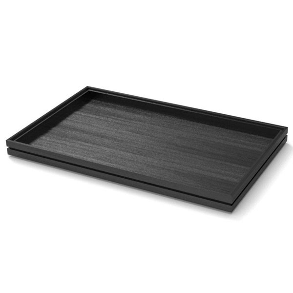 530x325x40mm 1/1 Gn Flow Tray Black