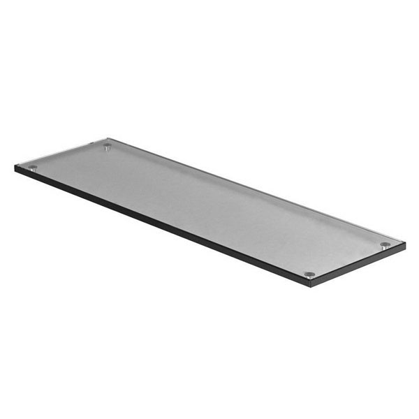 325x265x20mm 1/2 Gn Flow Glass Plinth