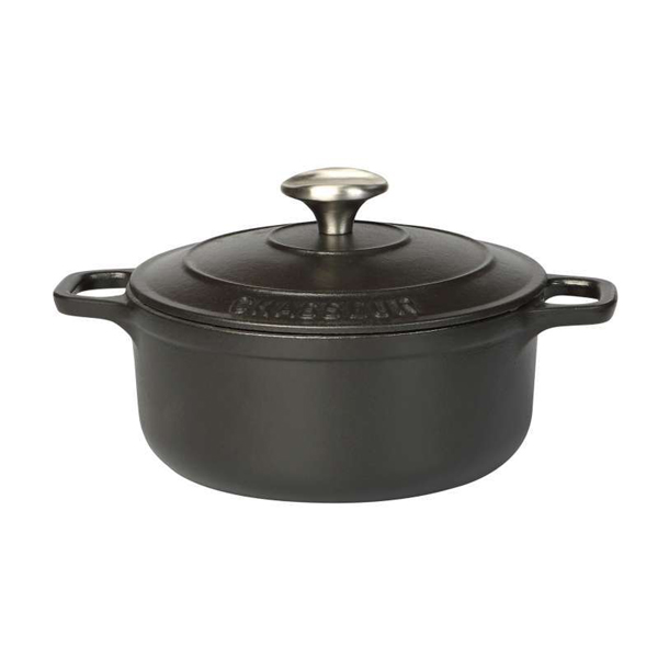 12cm Chasseur Round Casserole Matt Black
