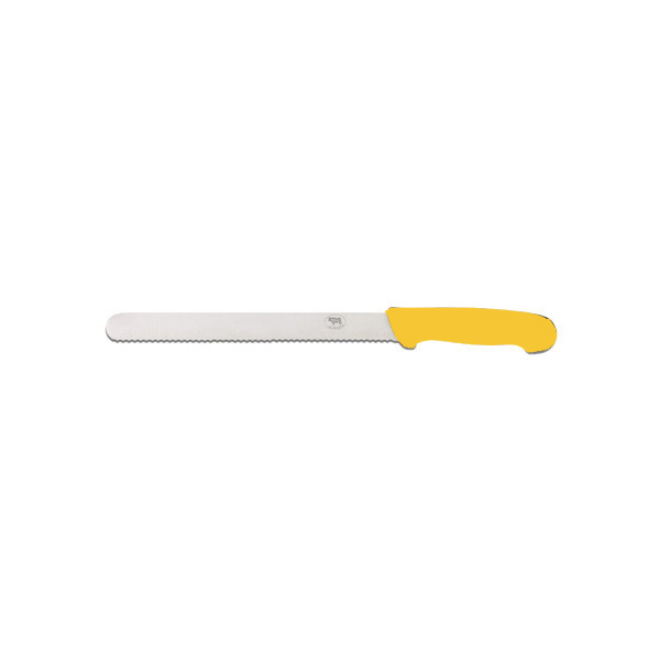 30cm Smithfield Serrated Slicer Yellow