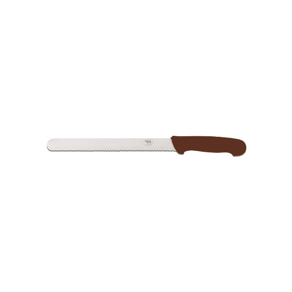 30cm Smithfield Serrated Slicer Brown