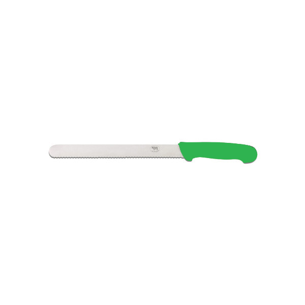 30cm Smithfield Serrated Slicer Green