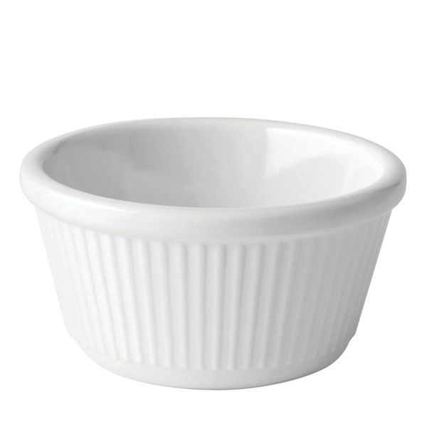 4oz Genware Fluted Ramekin White