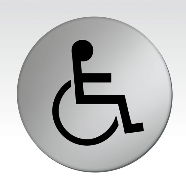75mm Disabled S/A Disc Silver