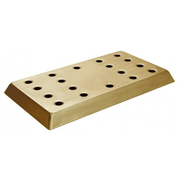 45.5x22.7cm Counter Drip Tray Brass Effect